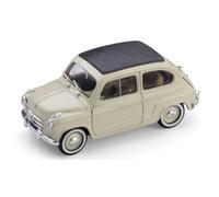 Fiat 600 1a Serie Trasformabile Tettino Chiuso 1956 Beige 1:43 R249-09 BRUMM
