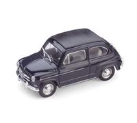 1:43 BRUMM Fiat 600D Trasformabile Chiusa 1960 Blue Scuro 456 R318-10