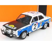Modellino auto statico ford escort #2 Clark rally safari 1973 scala 1:18