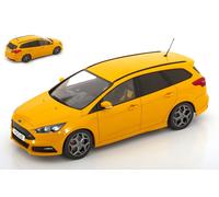 MODELLINO AUTO STATICO FORD FOCUS ST TURNIER 2014 GIALLO MODELLISMO SCALA 1/18