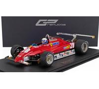 MODELLINO AUTO STATICO GP REPLICAS FERRARI F1 126C2 PIRONI LONG BEACH 1982 1/12