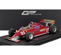 MODELLINO AUTO STATICO GP REPLICAS FERRARI F1 126CK VILLENEUVE MONACO 1981 1/18