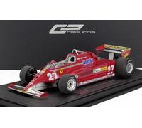 MODELLINO AUTO STATICO GP REPLICAS FERRARI F1 126CK VILLENEUVE WINNER SPAIN 1981