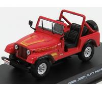 MODELLINO AUTO STATICO GREENLIGHT JEEP CJ 7 RENEGADE OPEN 1983 TERMINATOR 1/43