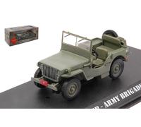 MODELLINO AUTO STATICO GREENLIGHT JEEP WILLYS MB ARMY BRIGADIER 1942 MASH 1/43