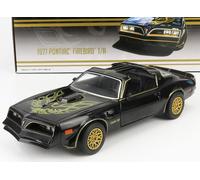MODELLINO AUTO STATICO GREENLIGHT PONTIAC FIREBIRD TRANS-AM 1977 NERO ORO 1/24