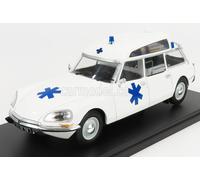 MODELLINO AUTO STATICO HACHETTE CITROEN DS20 BREAK SW AMBULANZA 1974 SCALA 1/24