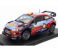 MODELLINO AUTO STATICO HYUNDAI I20 WRC SORDO RALLY ITALIA 2019 HACHETTE 1/24