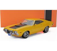 MODELLINO AUTO STATICO IXO FORD GRAN TORINO SPORT COUPE 1972 GIALLO NERO 1/43