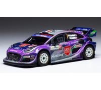 MODELLINO AUTO STATICO IXO FORD PUMA #7 LOUBET RALLY SARDEGNA 2022 SCALA 1/43