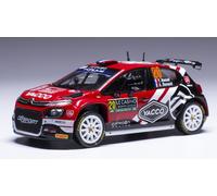 MODELLINO AUTO STATICO IXO MODEL CITROEN C3 RALLY MONTE CARLO 2024 ROSSEL 1/43