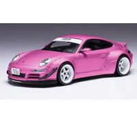 MODELLINO AUTO STATICO IXO MODEL PORSCHE RWB 997 ROSA MODELLISMO SCALA 1/43