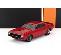 MODELLINO AUTO STATICO IXO PLYMOUTH BARRACUDA COUPE 1970 ROSSO SCALA 1/43