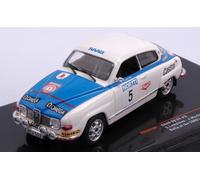 MODELLINO AUTO STATICO IXO SAAB 96 V4 #5 1000 LAGHI RALLY 1976 LAMPINEN 1/43