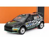 MODELLINO AUTO STATICO IXO SKODA FABIA RALLY SAFARI KENYA 2024 SOLBERG 1/43