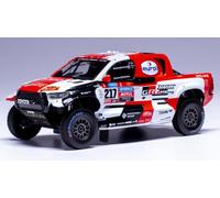 MODELLINO AUTO STATICO IXO TOYOTA GR DKR HILUX DE LATEGAN RALLY DAKAR 2022 1/43