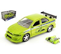 MODELLINO AUTO STATICO JADA BRIAN'S MITSUBISHI LANCER FAST FURIOUS SCALA 1/32