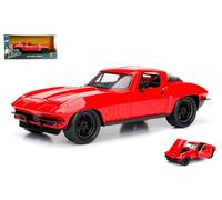 MODELLINO AUTO STATICO JADA LETTY'S CHEVY CORVETTE FAST FURIOUS 8 ROSSO 1:24