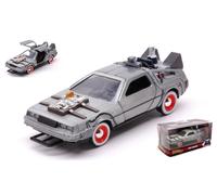MODELLINO AUTO STATICO JADA TOYS DE LOREAN RITORNO AL FUTURO III SCALA 1/32
