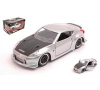 MODELLINO AUTO STATICO JADA TOYS NISSAN 370Z FAST FURIOUS SILVER SCALA 1:32