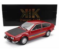 MODELLINO AUTO STATICO KK ALFA ROMEO ALFETTA 2000 GTV TURBODELTA 1979 ROSSO 1/18