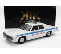 MODELLINO AUTO STATICO KK SCALE DODGE MONACO CHICAGO POLICE 1974 SCALA 1/18