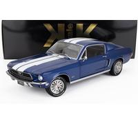 KK Scale - KKDC120224 - Mustang GT Fastback Blue Metallic & White 1968 With Openings - scala 1/12 - modellino auto