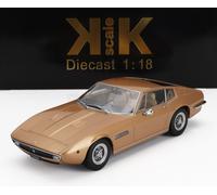 MODELLINO AUTO STATICO KK MASERATI GHIBLI COUPE 1969 ORO MODELLISMO SCALA 1/18