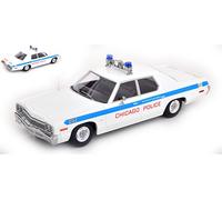 MODELLINO AUTO STATICO KK SCALE DODGE MONACO CHICAGO POLICE 1974 SCALA 1/18