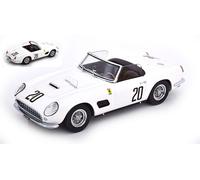 MODELLINO AUTO STATICO KK SCALE FERRARI 250 GT CALIFORNIA #20 LE MANS 1960 1/18