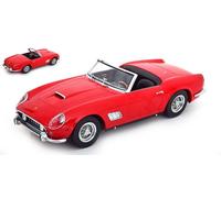 MODELLINO AUTO STATICO KK SCALE FERRARI 250 GT CALIFORNIA SPYDER 1960 ROSSO 1/18
