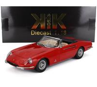 MODELLINO AUTO STATICO KK SCALE FERRARI 365 CALIFORNIA SPYDER 1966 ROSSO 1:18