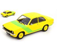 MODELLINO AUTO STATICO KK SCALE OPEL KADETT C SWINGER 1973 GIALLO/VERDE 1:18