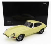 MODELLINO AUTO STATICO KYOSHO JAGUAR E-TYPE COUPE MK1 RHD 1961 GIALLO SCALA 1/18