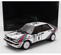MODELLINO AUTO STATICO KYOSHO LANCIA DELTA HF RALLY LAGHI 1987 ALEN SCALA 1/18