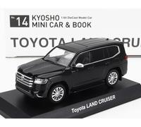 MODELLINO AUTO STATICO KYOSHO TOYOTA LAND CRUISER ZX 2021 NERO SCALA 1/64