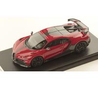 MODELLINO AUTO STATICO LOOKSMART BUGATTI CHIRON PUR SPORT ROSSO SCALA 1:43