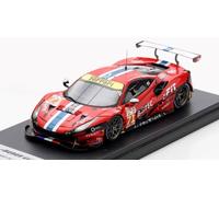 MODELLINO AUTO STATICO LOOKSMART FERRARI 488 GTE #71 LE MANS 2022 AUBRY 1/43
