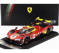MODELLINO AUTO STATICO LOOKSMART FERRARI 499P WINNER LE MANS 2024 FUOCO 1/43