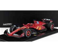 MODELLINO AUTO STATICO LOOKSMART FERRARI F1 SF24 LECLERC WINNER MONZA 2024 1/18
