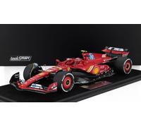 MODELLINO AUTO STATICO LOOKSMART FERRARI F1 SF24 SAINZ WINNER MESSICO 2024 1/18