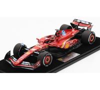MODELLINO AUTO STATICO LOOKSMART FERRARI SF 24 LECLERC ABU DHABI GP 2024 1/18