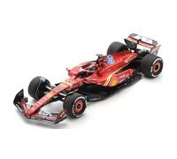 MODELLINO AUTO STATICO LOOKSMART FERRARI SF-24 LECLERC WINNER MONZA GP 2024 1/18