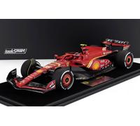 MODELLINO AUTO STATICO LOOKSMART FERRARI SF24 SAINZ WINNER AUSTRALIA 2024 1/18