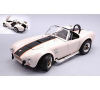 MODELLINO AUTO STATICO LUCKY DIE CAST SHELBY COBRA 427 S/C 1964 CREAM SCALA 1/18