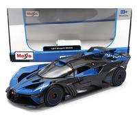 MODELLINO AUTO STATICO MAISTO BUGATTI BOLIDE W16 BLU MODELLISMO SCALA 1/24
