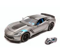 MODELLINO AUTO STATICO MAISTO CHEVROLET CORVETTE GRAN SPORT 2017 GRIGIO 1:24