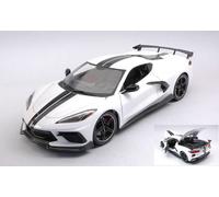 MODELLINO AUTO STATICO MAISTO CHEVROLET CORVETTE STINGRAY 2020 BIANCO SCALA 1:18