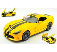 MODELLINO AUTO STATICO MAISTO DODGE VIPER GST 2013 GIALLO MODELLISMO SCALA 1:18