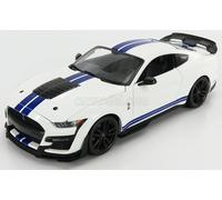 MODELLINO AUTO STATICO MAISTO FORD MUSTANG SHELBY GT500 COUPE 2020 BIANCO